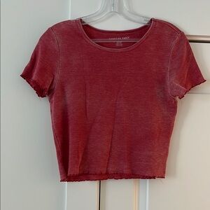 American Eagle Outfitters Red Women's Top